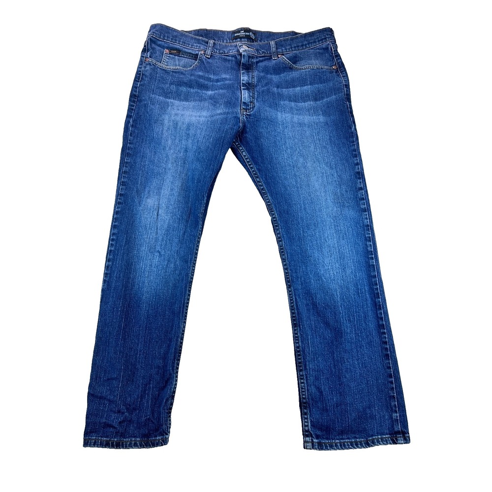 Lee Straight Fit Jeans Men's 36x30 Blue Denim‎ Regular Rise Classic Casual